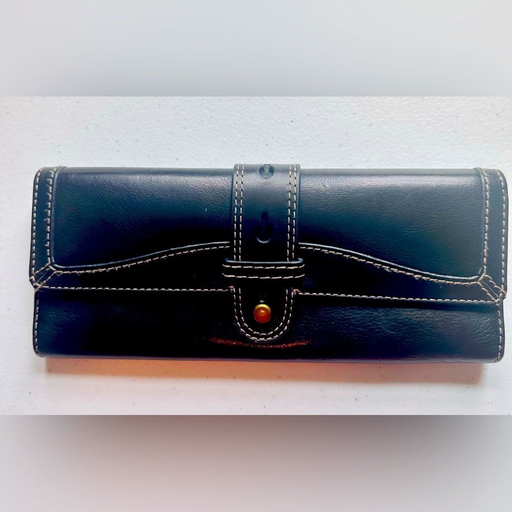 Vintage FIFTY FOUR  FOSSIL Leather Wallet